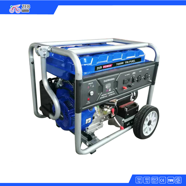 Générateurs tri-carburant 7KW (essence et GPL et GN)